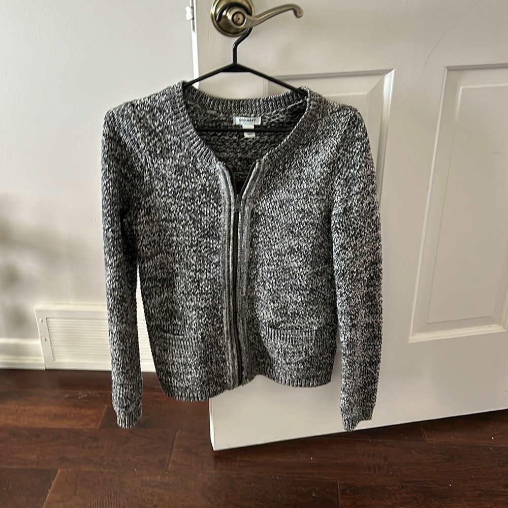 Old Navy Zip Cardigan with Metalic Thread - Size S - Excellent Condition